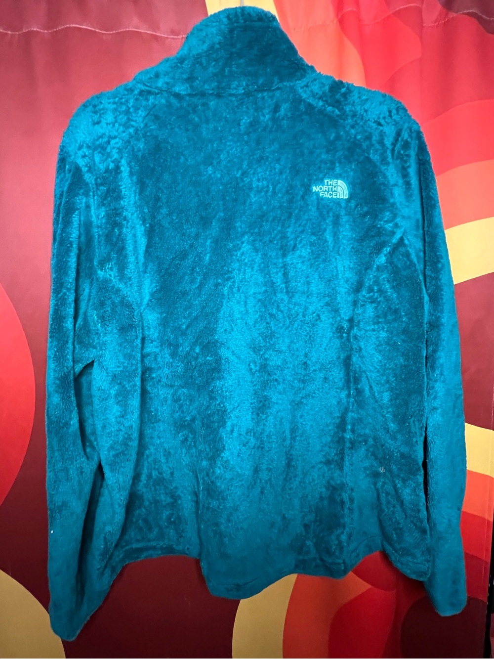 Teal North Face Fleece Jacket - Picture 2 of 11